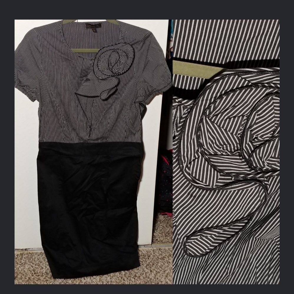 The Limited black/white dress